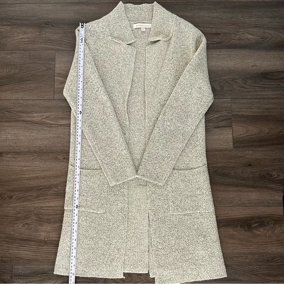 Monteau Long Grey Knit Cardigan XS - Picture 7 of 7